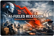 The Coming AI-Fueled Recession: Efficiency Meets Unemployment