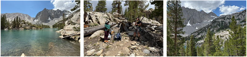 Third Lake – Inyo National Forest – Talking to two Mountaineers Third Lake – Inyo National Forest – Talking to two Mountaineers